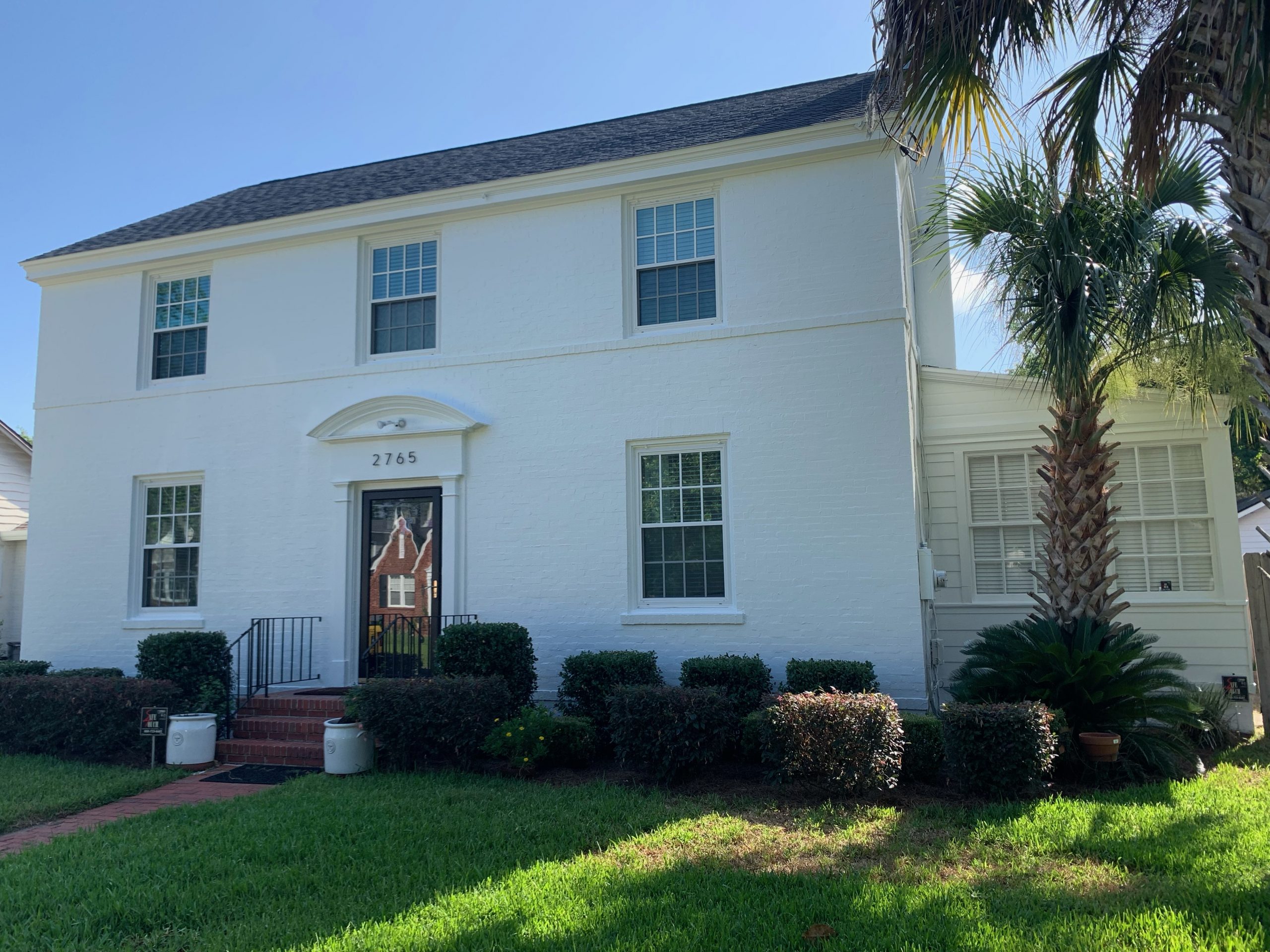 White Brick Painting After Painting