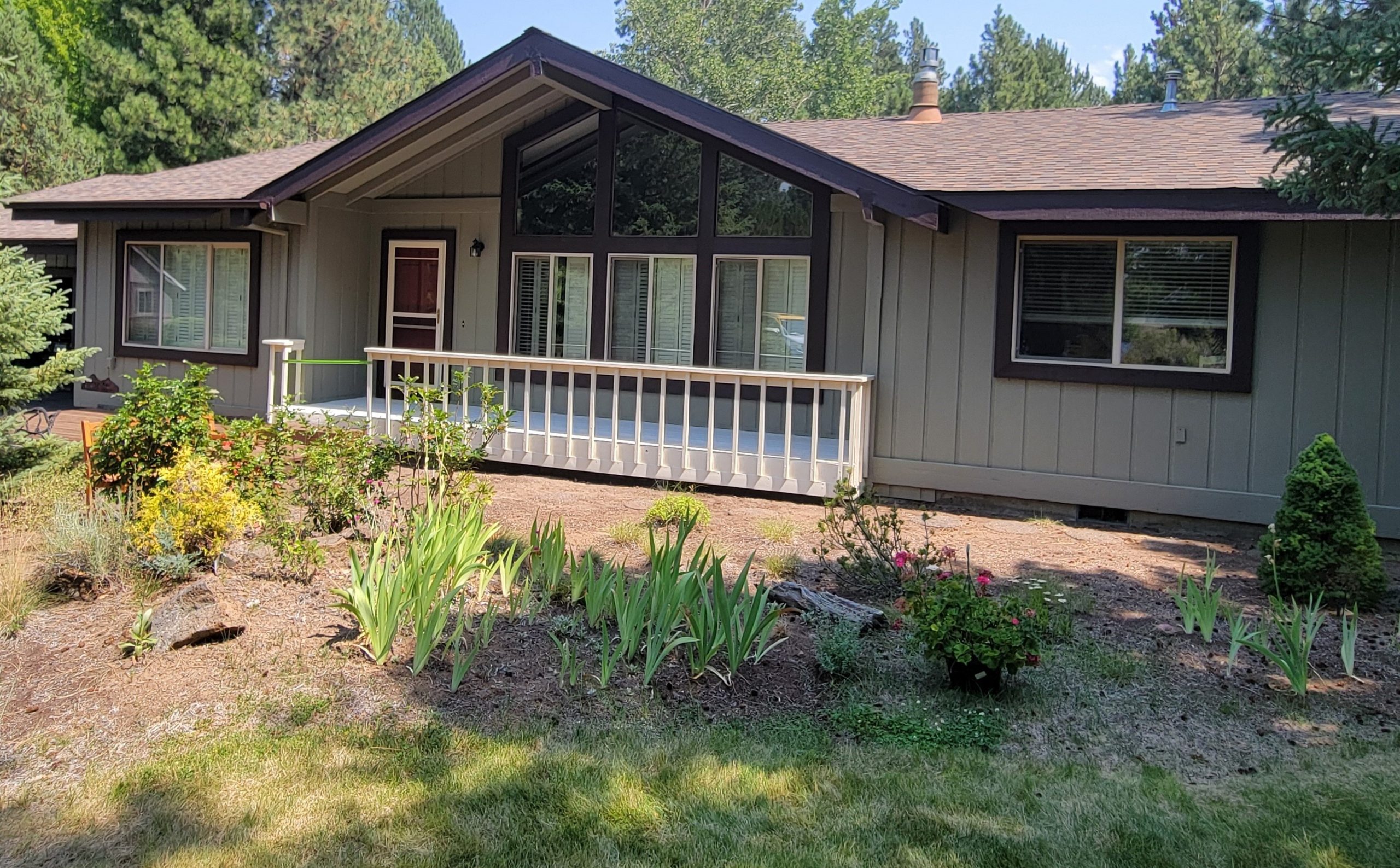 repainted exterior of single family home in sisters