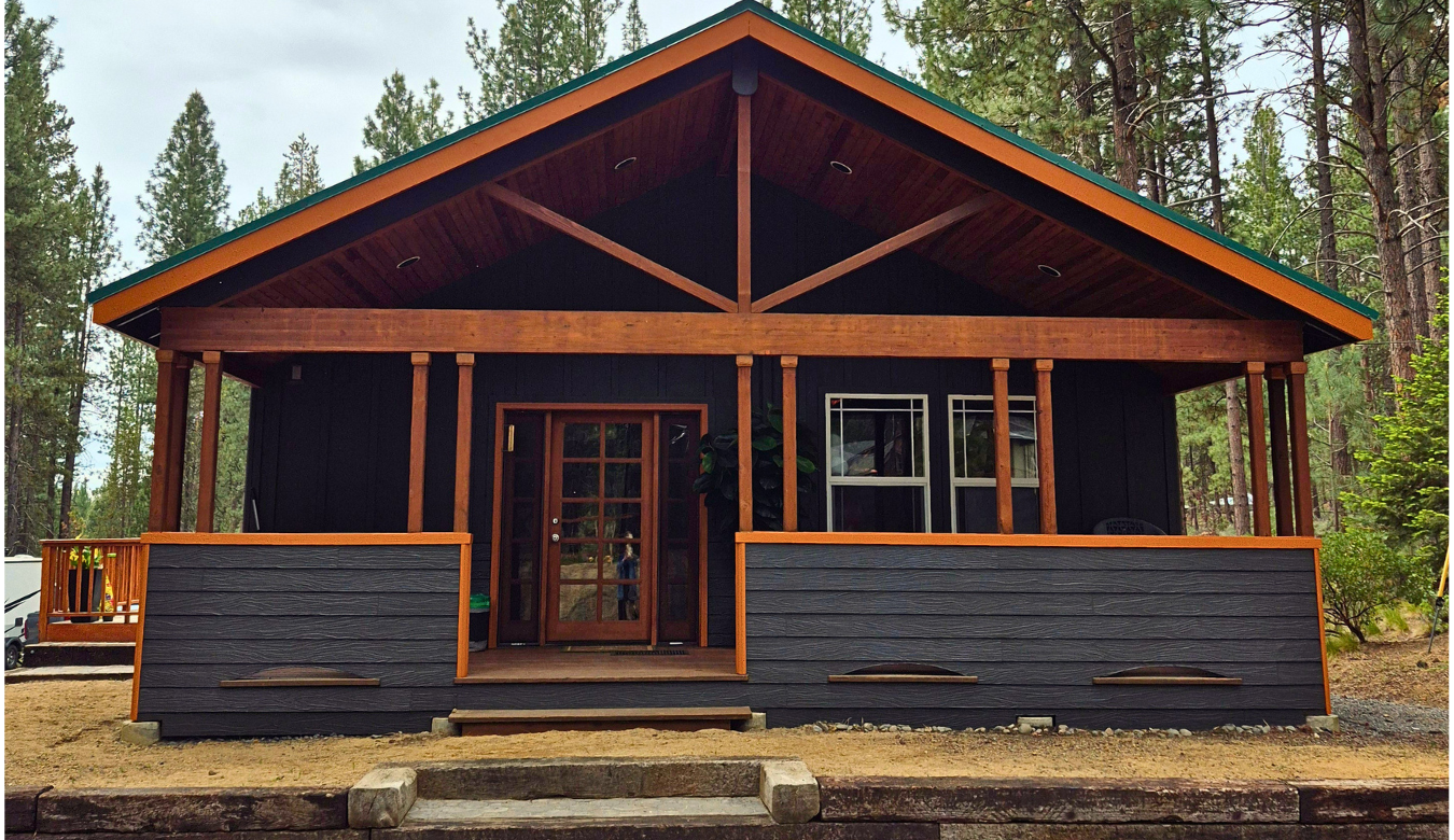 repainted exterior of home in La Pine oregon