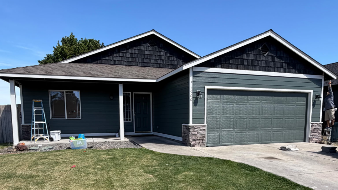 repainted home exterior in redmond, or