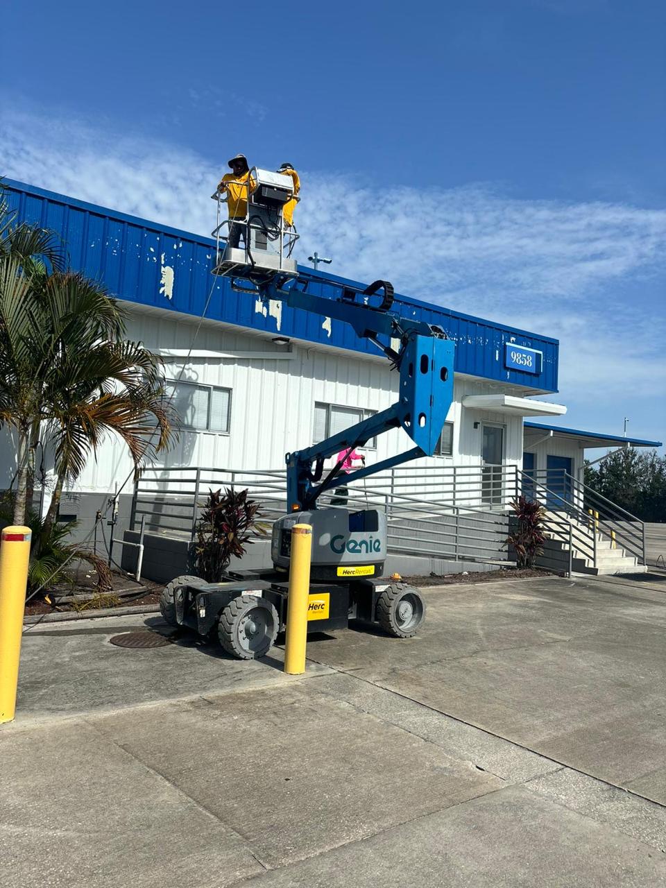 commercial painting project