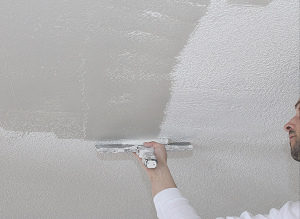 popcorn ceiling skim coat