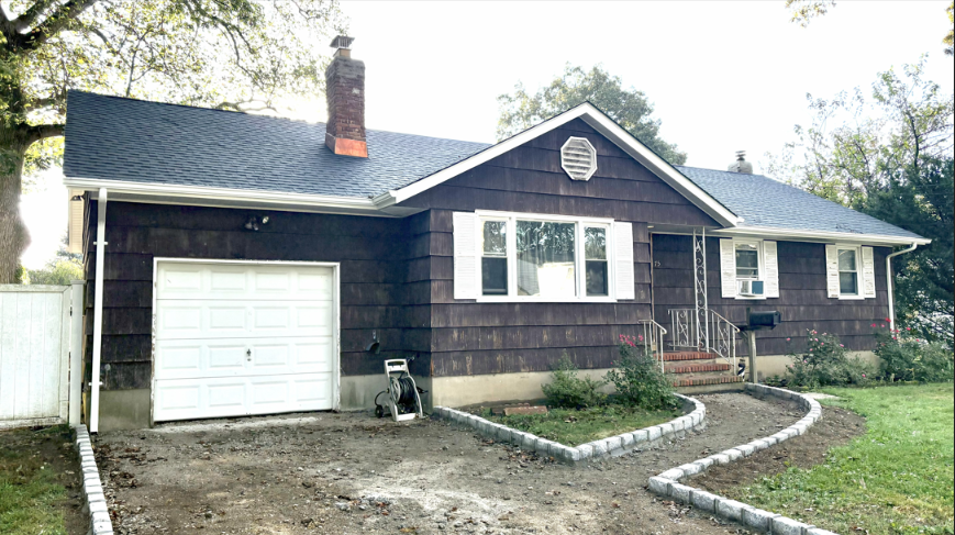 Residential Exterior Painting in Deer Park, NY Before