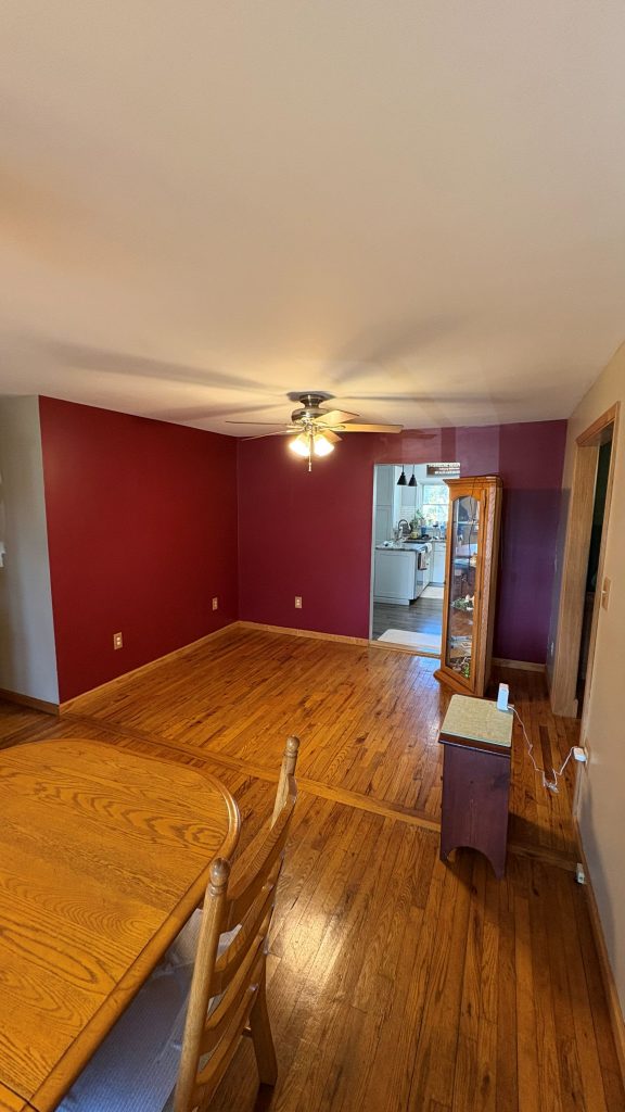 Residential Dining Room Before & After Before