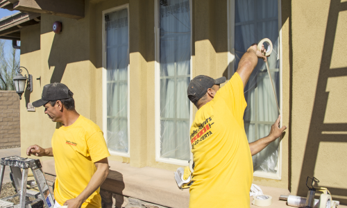 Exterior Painting in Progress