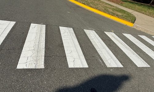 Restored Crosswalk Markings