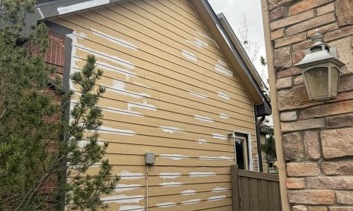 Siding During Repaint