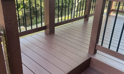 Deck After Painting/Staining Project