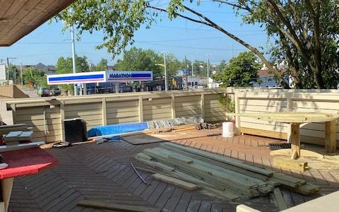 Herringbone Deck Build