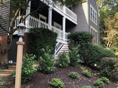 grey siding on home