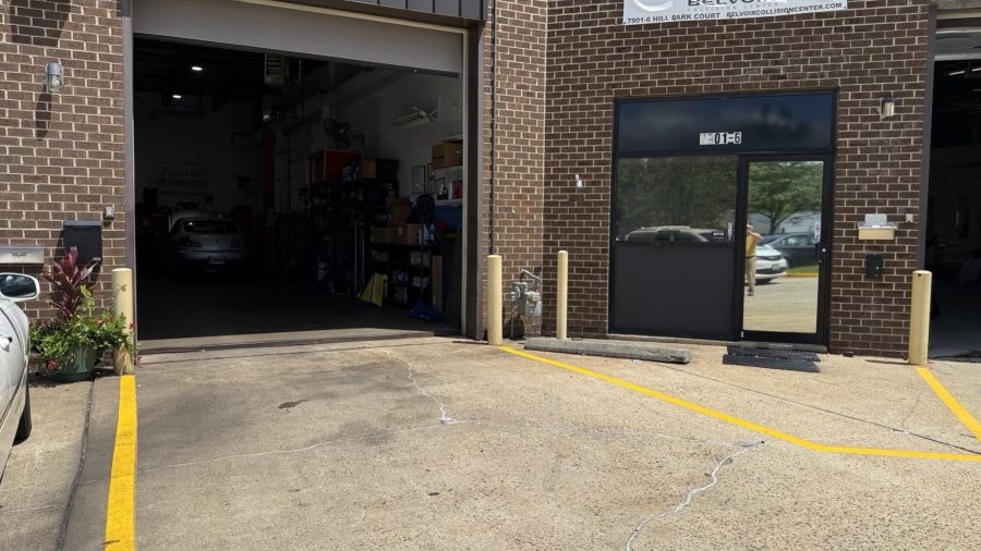 commercial bay area with worn safety bollards Preview Image 5