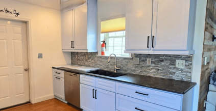 Kitchen Cabinet Painting Project