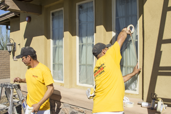 Exterior Painting in Progress