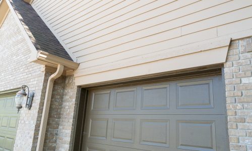 Painted Siding & Garage Door