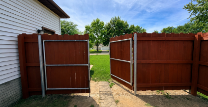 Fence Staining Project