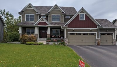 home exterior after painting