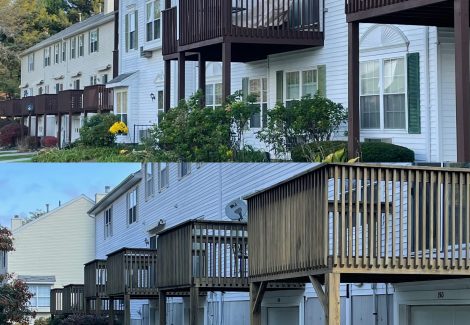 Condo Wood Deck Refreshing