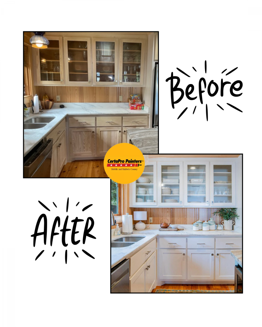 cabinet before and after flyer