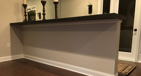 Bar Half Wall After