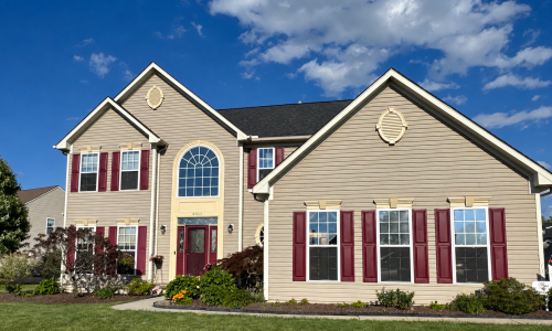 Shutters, Door, and Trim Repaint