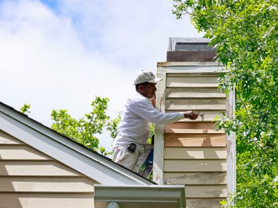 Chimney wood repair