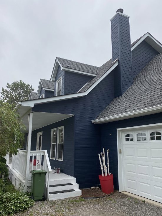 blue home