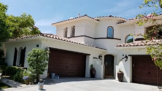 stucco home