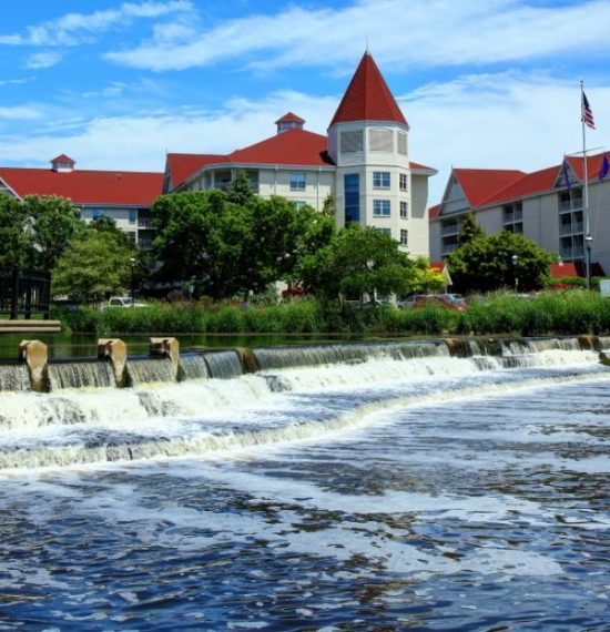 Waukesha Downtown on a beautiful day