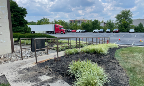 ADA-Compliant Concrete Sidewalk Replacement in Blue Ash, OH (Before)