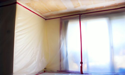 popcorn ceiling removal prep