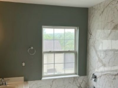 after bathroom remodeling paint project