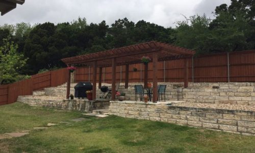 Fence Staining Project