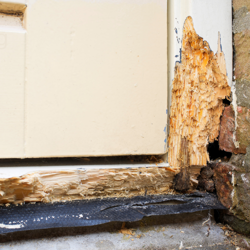 Rotted Trim on home
