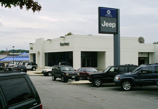 car dealership painting services
