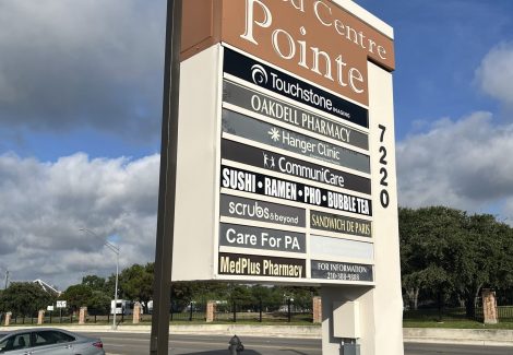 Commercial Center Sign Painting