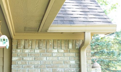 Gutter & Soffits Painted
