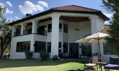 After Painting Stucco