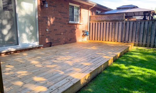Deck Staining in Fonthill