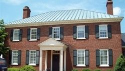 Georgian Colonial exterior painting in Culpepper, VA