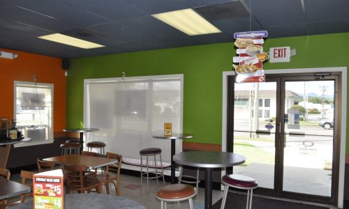 Quiznos Interior Restaurant Painting