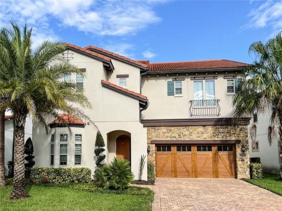 two story stucco home exterior