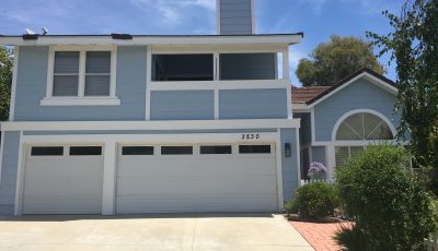 blue painted home los angeles