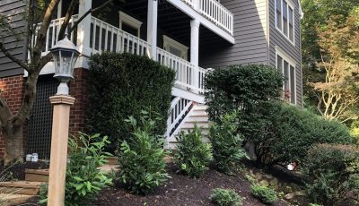 grey siding on home