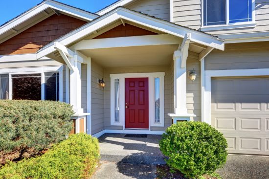 Home Entrance stock photo