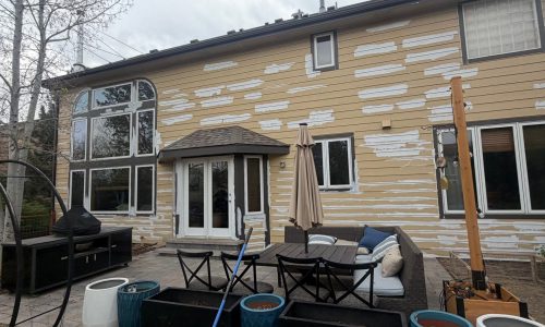 Siding Restoration In Progress