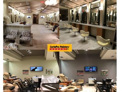 Commercial Retail painting by CertaPro painters in Alexandria, VA
