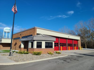 Liverpool NY Fire Station Painted Exterior