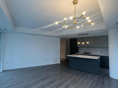 open space condo painting interior