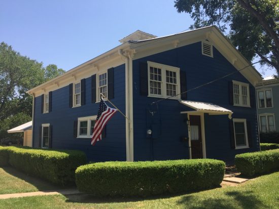 blue home