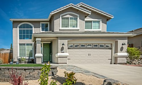 Light colors and a signature front door